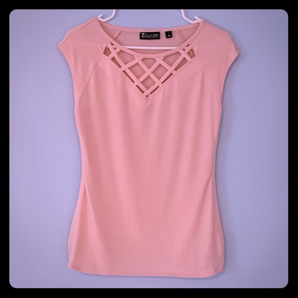 New York & Company Tops - New York & Company Small Pink Blouse 7th Avenue